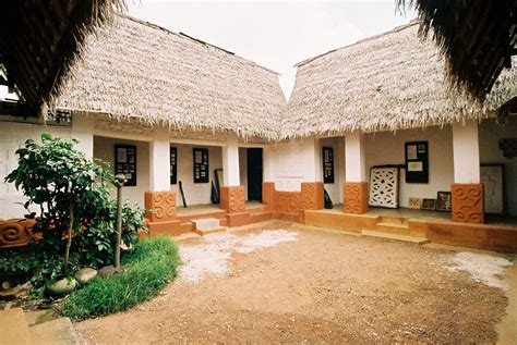 Asante Traditional Buildings, Ghana - The site, north-east of Kumasi ...