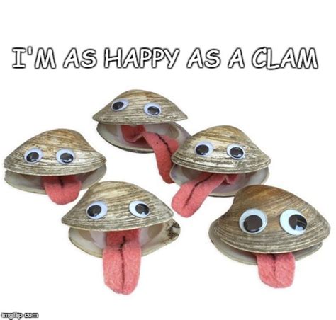 happy as a clam - Imgflip