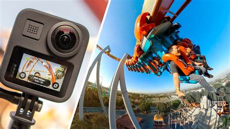 GoPro Max Review | 360 Camera on a Rollercoaster - YouTube