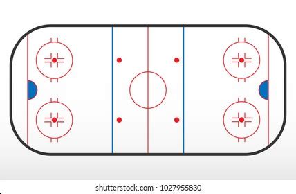 Ice Hockey Rink Stock Vector (Royalty Free) 176455763 | Shutterstock