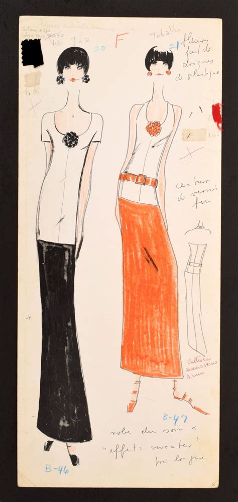 Unseen Detailed Sketches By Karl Lagerfeld Are Up For Auction | British Vogue | British Vogue