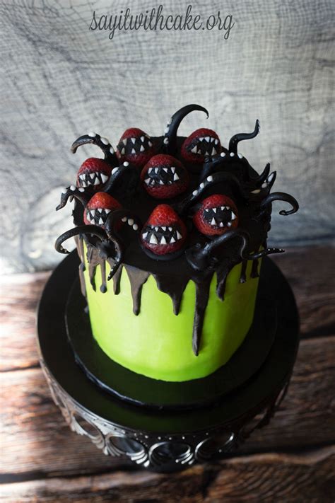 Creepy Halloween Cake | Recipe | Halloween cake decorating, Halloween cakes easy, Halloween cakes