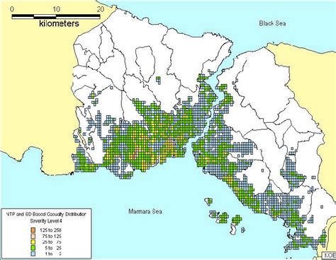 Afternoon Map: Predicted Casualties from an Istanbul Earthquake