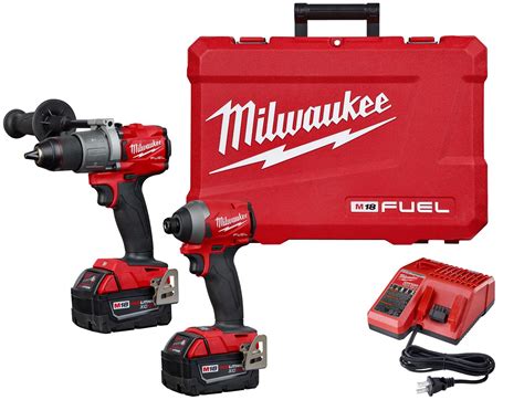 Milwaukee Tool 2997-22 Milwaukee M18 FUEL 2-Tool Hammer Drill and ...