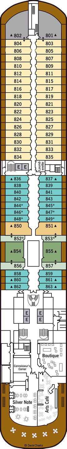 Silversea Silver Spirit Deck Plans: Ship Layout, Staterooms & Map ...