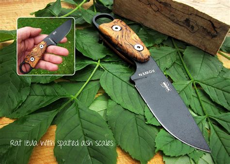 The Outdoor Lab: Rat ESEE Izula with spalted ash scales