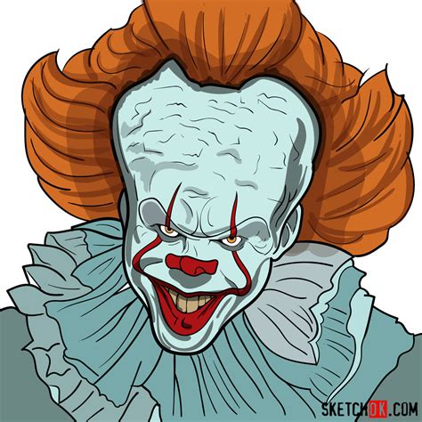 Pennywise Drawing Full Body Easy