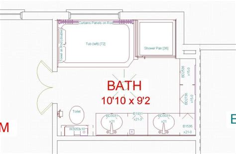 Master Bathroom Floor Plan Ideas | Ann Inspired