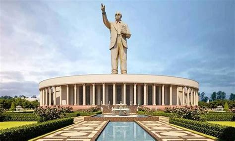 Hyderabad: Work on 125-ft Ambedkar statue at fast pace