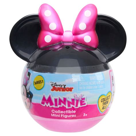 Minnie Mouse Collectible Mini Figure in Capsule, Styles May Vary, Party Favors and Gifts for ...