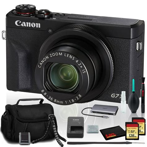 Canon PowerShot G7 X Mark III Digital Camera (Intl Model) with Two 128GB SD - Walmart.com ...