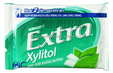 EXTRA XYLITOL PEPPERMINT GUM BLISTER 11.2G/WRIGLEYS CHEWING GUM/SUGAR ...