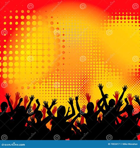 Concert Crowd Background Royalty Free Stock Photography - Image: 7003417