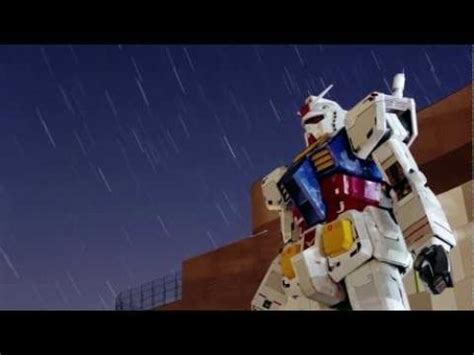 Gundam Statue At Night Sky Image - Walyou