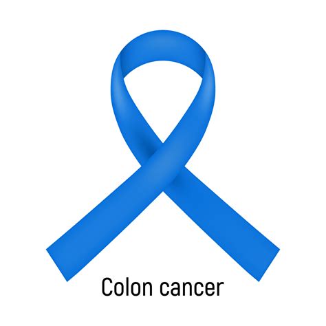 Cancer Ribbon. Colon cancer. Vector illustration. 22538579 Vector Art ...