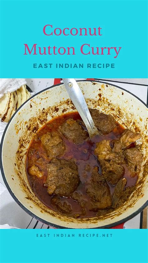 Mutton Coconut Curry - East Indian Mutton Masala - East Indian Recipes