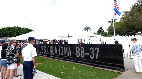 USS Oklahoma Memorial Unveiled In Pearl Harbor