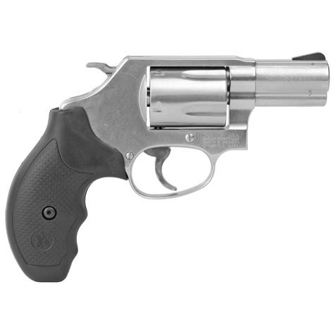 Smith & Wesson Model 60 .357 Magnum 5-Round Revolver - Stainless - Rubber - 2.1" SW162420