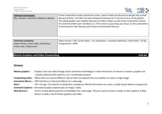 Motion graphics and_compositing_video_analysis_worksheet | PPT