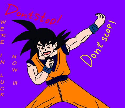 Goku singing by Kaiju-Borru-Zetto on DeviantArt