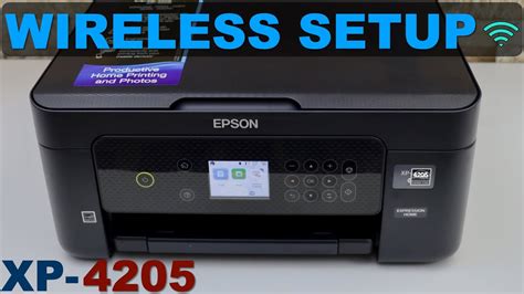 Epson XP 4205 Wireless Setup. - YouTube