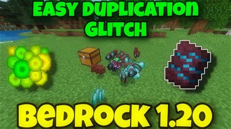 Minecraft 1.20.1 Duplication Glitch For Bedrock Edition! (PS4, SWITCH ...