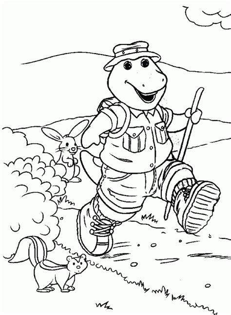 20+ Free Printable Barney and Friends Coloring Pages - EverFreeColoring.com