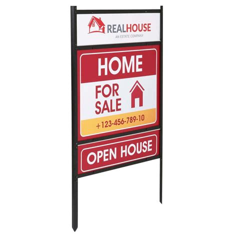 3 Pack - H Frame Real Estate Yard Sign - Displays Market