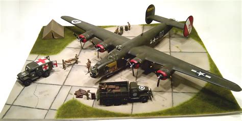 BoweModels: Technique - Building a Basic WWII Era Concrete Airfield Diorama Base
