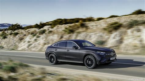 2024 Mercedes-Benz GLC Coupe AMG Line (Color: Graphite Grey) - Front Three-Quarter | Caricos