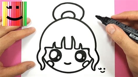 COMMENT DESSINER UNE FILLE KAWAII FACILEMENT - TUTO DESSIN - YouTube