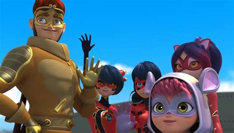 Miraculous: Kuro Neko - Ladybug, Ryuko, Purple Tigress, Polymouse, Monkey King