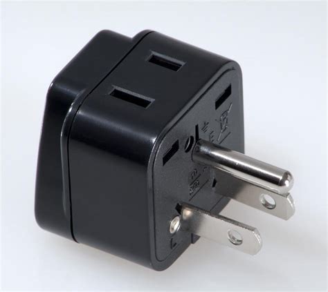 Japan, US Ungrounded Plug Adapter(WAD-5.BK) - Wonpro (China Manufacturer) - Socket - Electronics ...