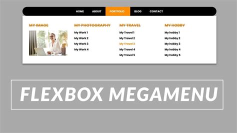 Awesome Responsive Mega Menu Design with Flexbox - YouTube