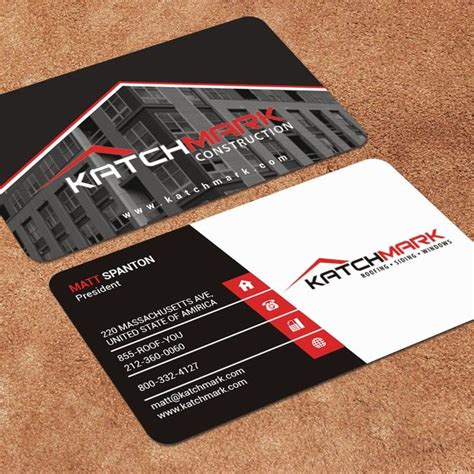 Construction Company Needs simple eye catching design fast by pig_poppy | Company business cards ...