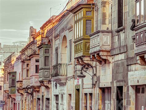 Assaf Frank Photography Licensing | Traditional houses in Victoria, Malta