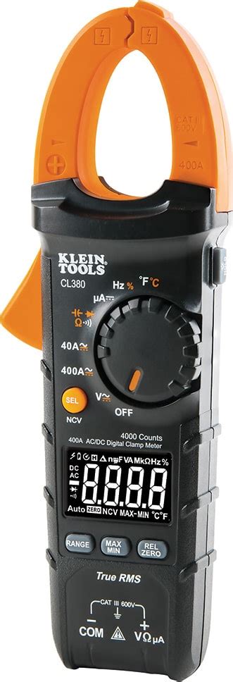 Klein Tools CL380 - AC/DC Digital Clamp Meter, 400A Auto-Ranging | TEquipment