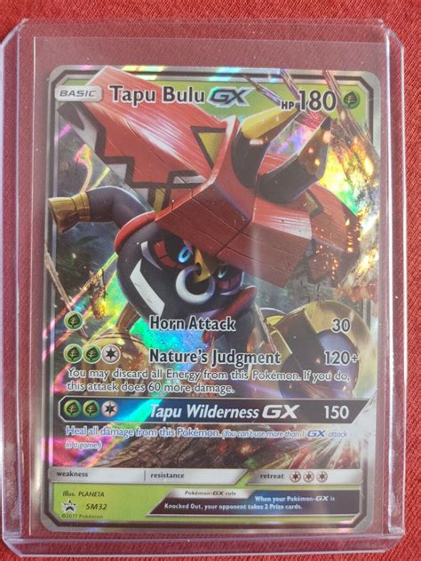 Mavin | Tapu Bulu GX SM32 NM Full Art Promo Rare Pokemon Card