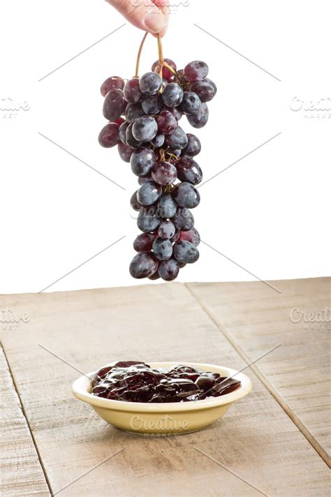 Purple grapes fresh picked | High-Quality Food Images ~ Creative Market