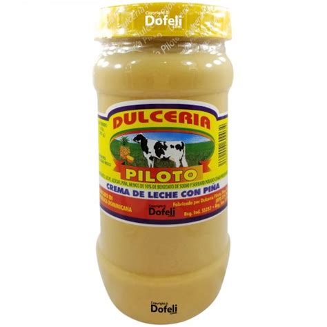 Dulceria Piloto Dominican Sweet Milk Cream and Pineapple Dessert Candy 14 oz | Dofeli