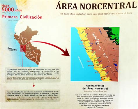 Maps of Caral, Peru | Perú, Civilización