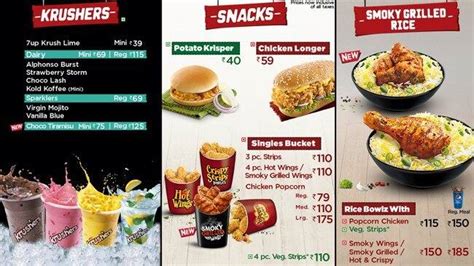 KFC Menu, Menu for KFC, Malviya Nagar, Jaipur - Zomato