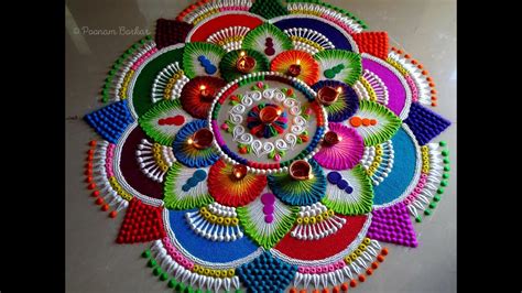 Big Rangoli Design For Diwali