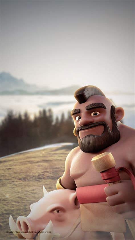 Hog Rider Wallpaper Discover more Big, Clans Hog, Clash Royale, Coc, Cool wallpaper. https://www ...