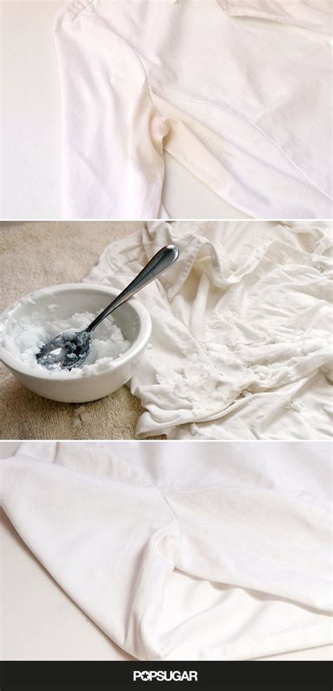 How to Remove Sweat Stains From White Shirts | Quitar manchas de sudor, Quitar manchas de ...