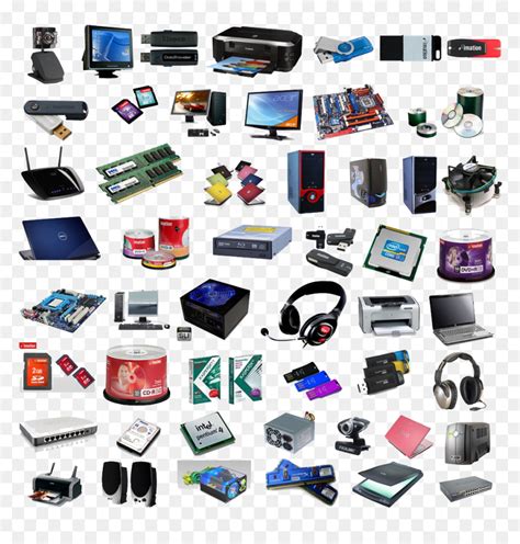 Transparent Computer Accessories Png - All The Parts Of Computer, Png Download - vhv