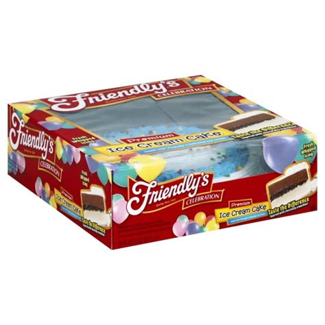 Friendlys Chocolate And Vanilla Ice Cream Cake, 60 oz - Walmart.com - Walmart.com