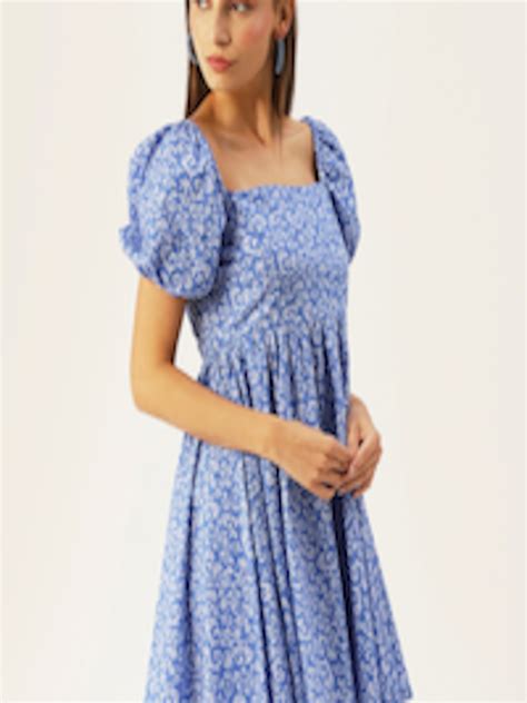 Buy DressBerry Women Blue Floral Dress - Dresses for Women 20455246 ...