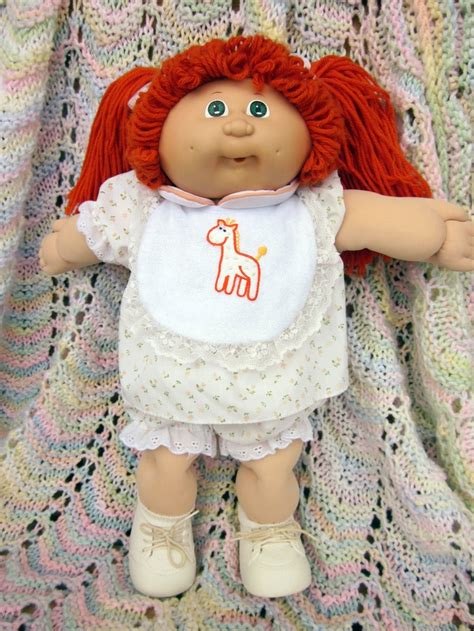 Vintage Cabbage Patch Kid Doll Red Hair Green Eyes | Cabbage patch kids dolls, Cabbage patch ...