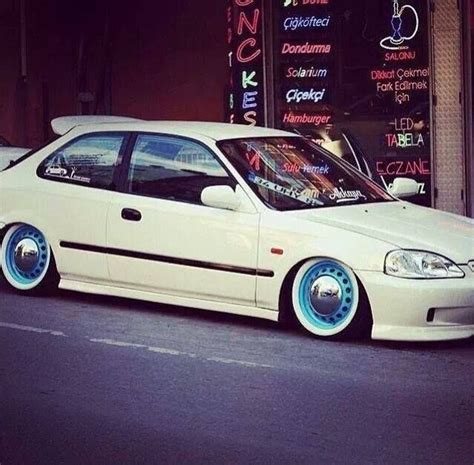 #honda #civic #ek #hatch #slammed #stance | Honda civic hatchback, Honda civic, Honda